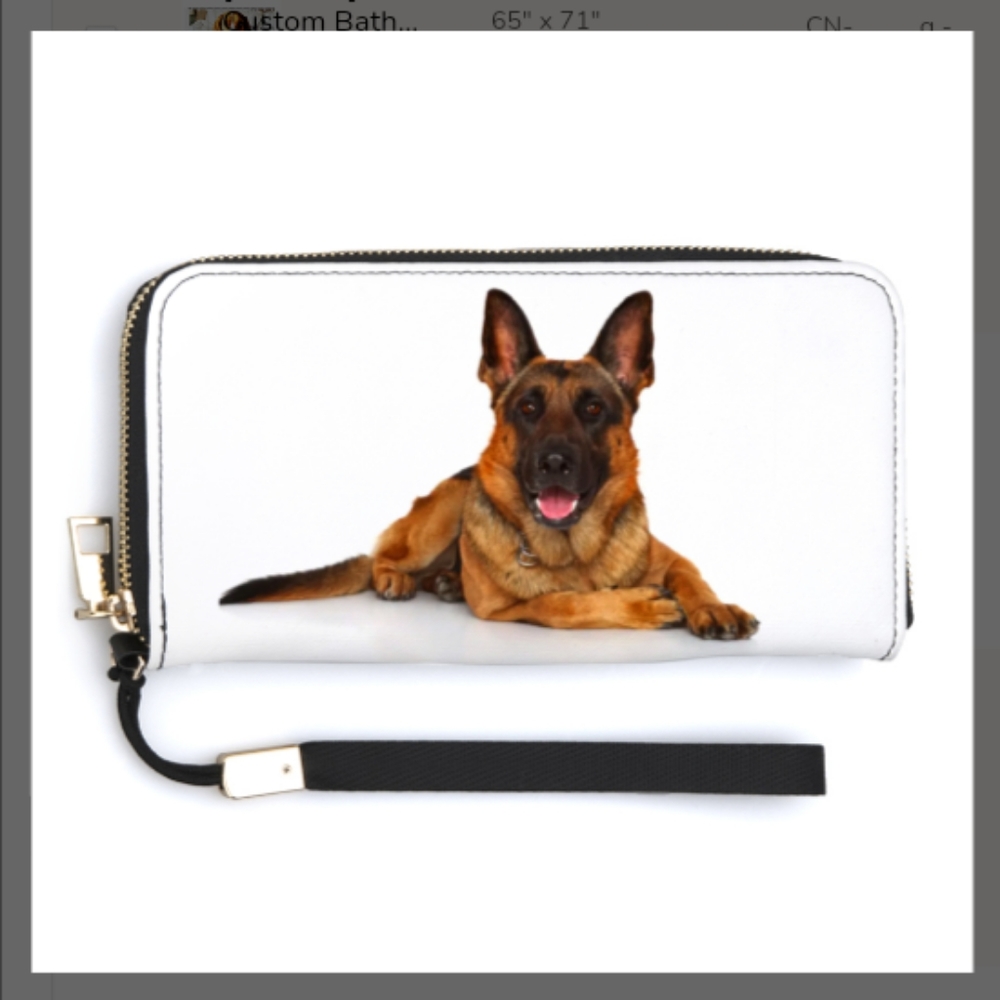 I love my German shepherd dog wallet